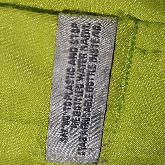 Oakley lime green yellow snowboard ski jacket magnetic button size medium - Picture 6 of 17